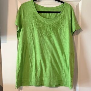 Short Sleeve Embroidered Tee